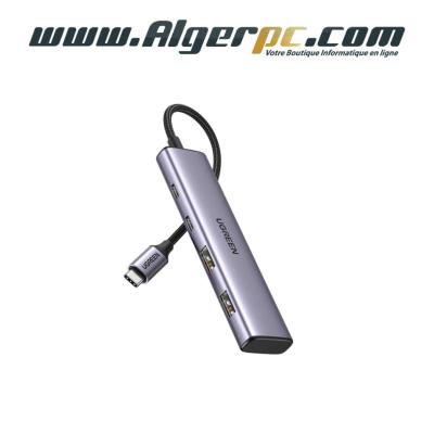 Adaptateur Hub UGREEN Type C Vers 2x USB C + 2x USB-A 5GBPS