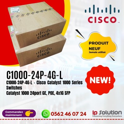 CISCO Switch C1000-24P-4G-L - Cisco Catalyst 1000 Series Switches