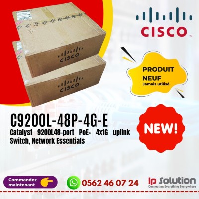 CISCO Switch C9200L-48P-4G-E - Cisco Switch Catalyst 9200
