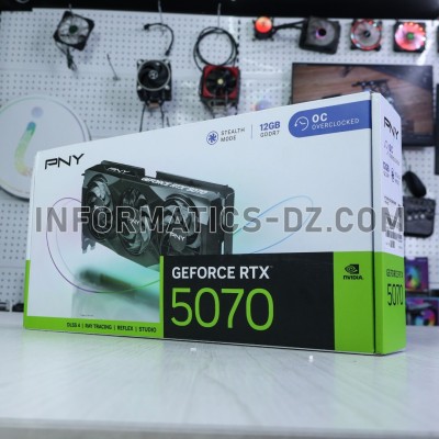 PNY GeForce RTX 5070 12GB Overclocked Triple Fan GPU