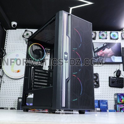 Hybrok Volcano ARGB 4 Fans Mid Tower PC Case