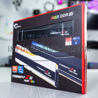 RAM G SKILL Trident Z5 NEO RGB 64GB (2 x 32GB) DDR5 6000MHz CL36 Intel XMP / AMD EXPO