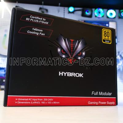 HYBROK 80+ Gold 1050W Full Modular PSU ALIMENTATION