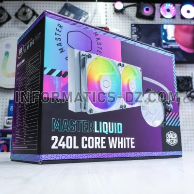 WATER COOLING COOLER MASTER MasterLiquid 240L ARGB BLACK WHITE
