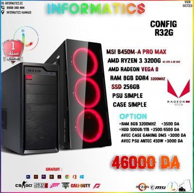 RYZEN 7600X + MSI B650 GAMING PLUS WIFI + ADATA 6400MHz 32GB (2x16GB) CL32  + RX 7600 MSI + 980 PRO - Algiers Algeria