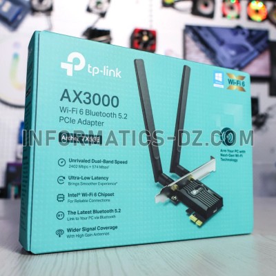 TP-Link Archer TX55E AX3000 Wi-Fi 6 Bluetooth 5.2 PCIe Adapter