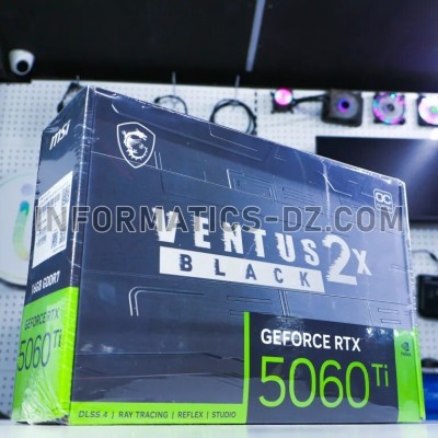 MSI GeForce RTX 5060 Ti 16GB VENTUS 2X BLACK PLUS OC