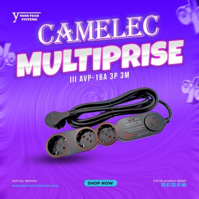 MULTIPRISE PROTECT A/B AVP 16A 3P 3M CAMELEC