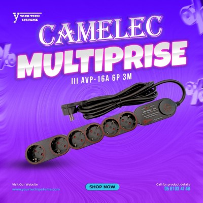 MULTIPRISE PROTECT A/B AVP 16A 6P 3M CAMELEC