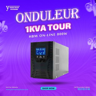 Onduleur HBM CYE1K 1KVA / 800W On-Line Interactive, Format Tour