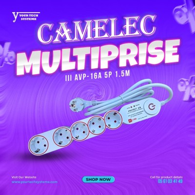 MULTIPRISE PROTECT A/B AVP 16A 5P 1.5M CAMELEC