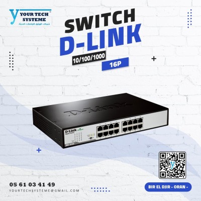SWITCH 16P 10/100/1000 D LINK