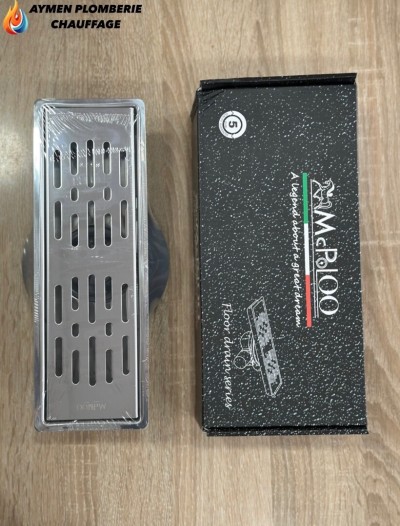 CANIVEAU DE DOUCHE INOX 300X10