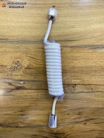 FLEXIBLE RESSORT DOUCHETTE ABLUTION FLR PLASTIQUE BLANC ML-H002DHXW