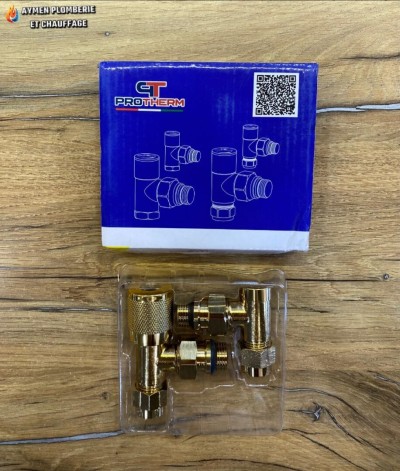 ROBINET RADIATEUR LUX GOLD PEX PROTHERM