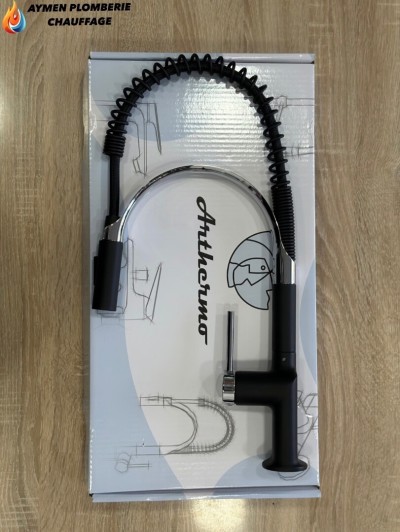 MITIGEUR DE CUISINE A RESSORT NOIR -MONZA BLACK- FLR