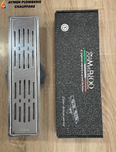 CANIVEAU DE DOUCHE INOX 400X10