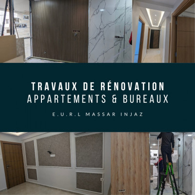Rénovation d'Appartements et Bureaux