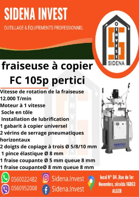 outillage-professionnel-pertici-fc105p-fraiseuse-a-copier-zeralda-alger-algerie