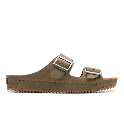 CLARKS Brookleigh Sun Olive Nubuck