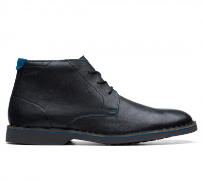 CLARKS AtticusLT Mid Black Leather