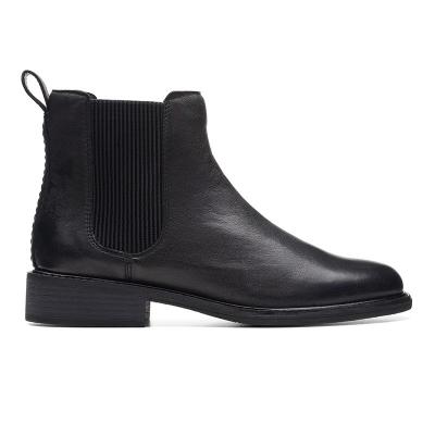 CLARKS Cologne Arlo2 Black Leather