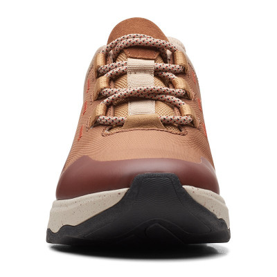 CLARKS Jaunt Lace Tan Combi