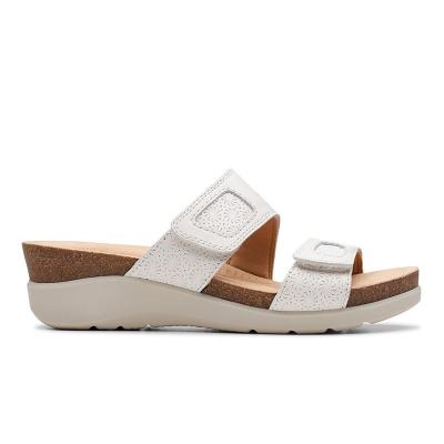 Clarks Calenne Maye White Leather