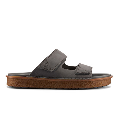 sandales-clarks-litton-strap-dark-grey-lea-cheraga-alger-algerie