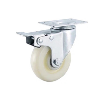 Roulette pivotante avec frein 75 x 32mm