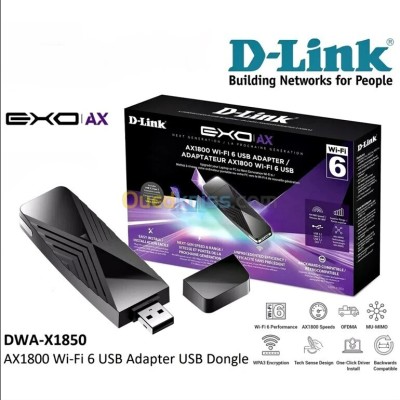 CLE WI-FI 6 D-LINK AX1800 USB ADAPTER DWA-X1850
