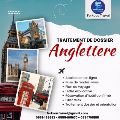 حجوزات-و-تأشيرة-traitement-visa-angleterre-الرغاية-الجزائر