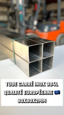 raw-materials-tube-carre-inox-304l-80802mm-birkhadem-alger-algeria