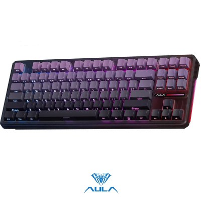 لوحة-المفاتيح-الفأرة-clavier-aula-f87-pro-mechanical-wirelesstri-mode-black-purple-star-باتنة-الجزائر