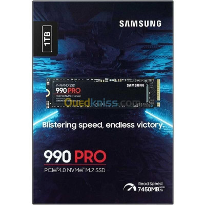 SSD Samsung 990 PRO M.2 PCIe NVMe 1 To 7450Mb/s 