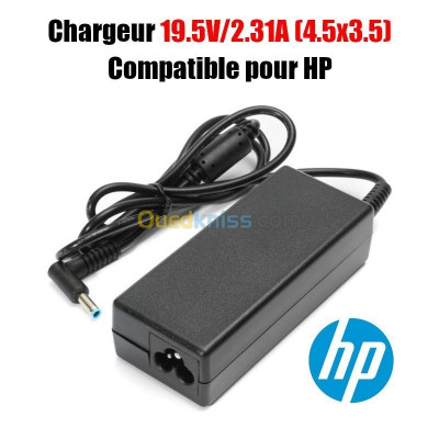 Chargeur HP 200W ORIGINAL 19.5V / 10.3A Fiche Bleu 4.5mm x 3.0mm