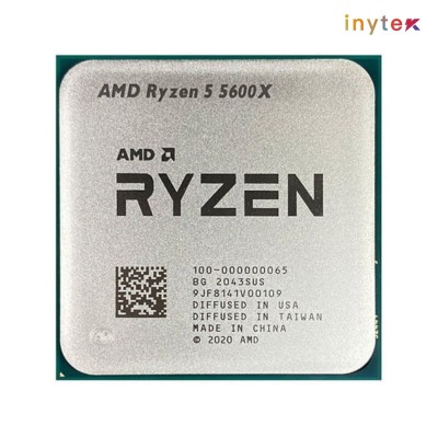 PROCESSEUR RYZEN 5 5600X 6 COEURS 12 THREADS 3.7GHZ 32MO CACHE 65W TRAY