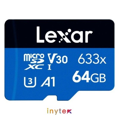 CARTE MEMOIRE MICRO SD 64 Go LEXAR 4K