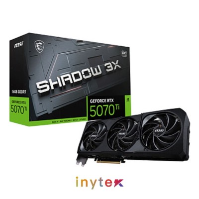 CARTE GRAPHIQUE MSI RTX 5070 TI 16G SHADOW 3X OC