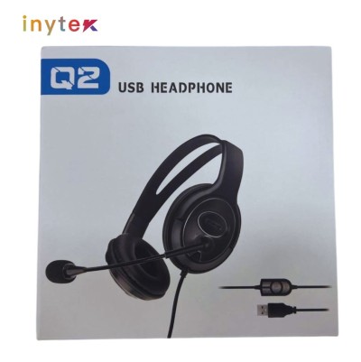 CASQUE avec microphone USB Q2