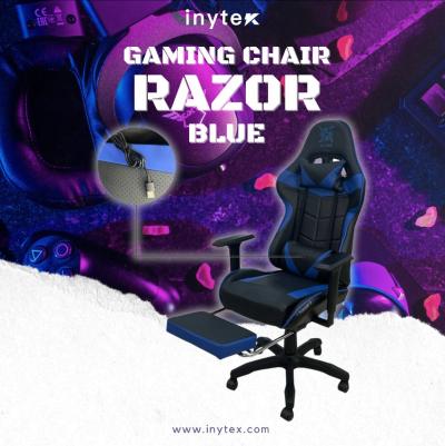 Chaise Gaming RAZER Blue avec Repose-Pieds