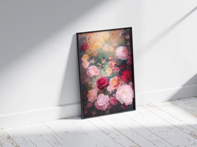 أعمال-فنية-وأغطية-جدران-flower-heaven-cadre-a3-دار-البيضاء-الجزائر