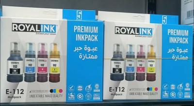 PACK ENCRE EPSON E112 ROYALINK 4 COULEUR