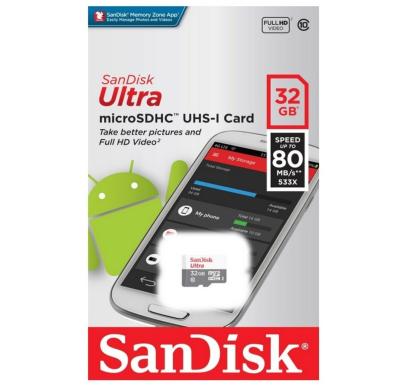 CARTE MEMOIRE SANDISK 32 GO MICRO SDHC 100/MBs