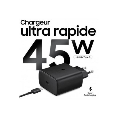CHARGEUR TELEPHONE SAMSUNG PORT TYPE C 45W EP-TA800NBEGAE