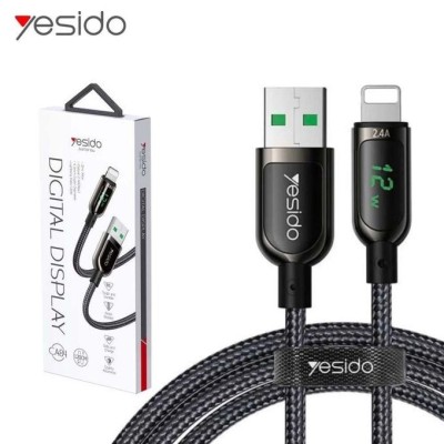 CABLE YESIDO LIGHTNING AVEC AFFICHEUR CA84