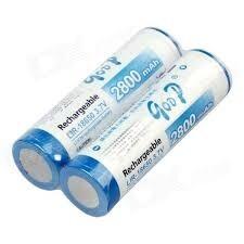 PILE GOOD RECHARGEABLE LIR 18650 3.7V 2800 MAH