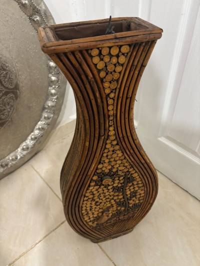 مزهريات-وقطع-ديكور-vase-en-bois-المعالمة-الجزائر