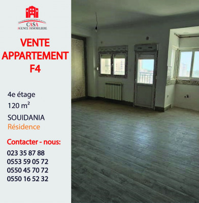 Sell Apartment F4 Alger Souidania