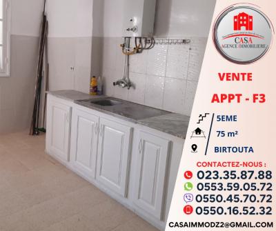 Sell Apartment F3 Algiers Birtouta